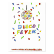Disco Fever Post Cards