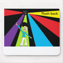 disco flashback mouse mat