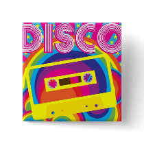 Disco Party Pins