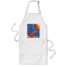 Disco Party Time Rainbow Lights Apron