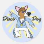 Disco Pembroke Welsh Corgi Sticker