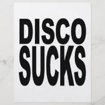 Disco Sucks Flyer Design