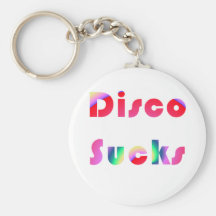 Disco Sucks Key Chains