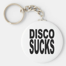 Disco Sucks Keychains