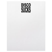 Disco Sucks Letterhead Design