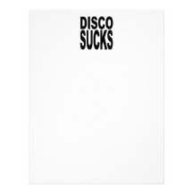 Disco Sucks Letterhead Design