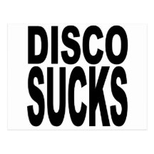 Disco Sucks Postcard