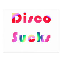 Disco Sucks Postcards