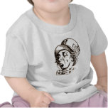 Discours fou de chapelier dans la sépia t-shirts