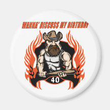 Discuss My 40th Birthday Gifts Refrigerator Magnet