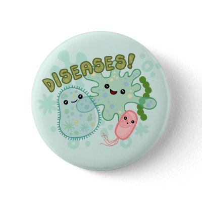 Diseases button by scythemantis