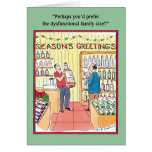 Disfunctional Family Humour Greeting Card