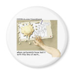 Disgruntled Cartoonist Funny Gifts & Collectibles Refrigerator Magnet