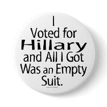 Disgruntled Hillary Supporter Pinback Button