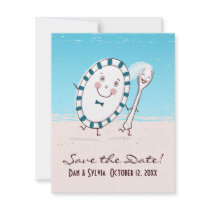 Dish & Spoon Save the Date Wedding Announcement