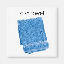 Dish Towel Refrigerator Magnet