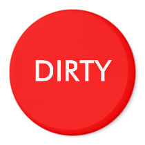Dish Washer Magnet - DIRTY