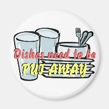Dishes Magnet