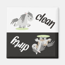 Dishwasher Magnet: Pony Nuts
