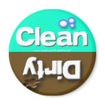 Dishwasher Magnets Clean/Dirty magnets