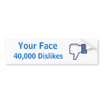 Disliked Bumper Sticker 2