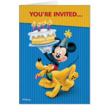 Disney Birthday Party Card