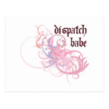 Dispatch Babe Postcard