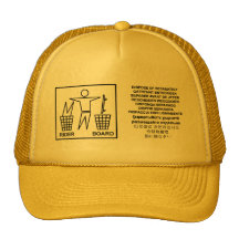 dispose of separately mesh hat