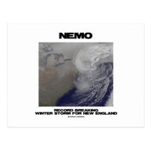 Disque de Nemo cassant la tempête d'hiver pour la  Cartes Postales
