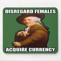 Disregard Females $13.95 Mousepad