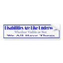 disrlikeunderwear bumper stickers