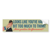 Dissent Bumper Sticker