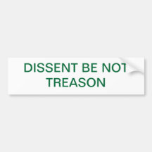DISSENT BUMPER STICKER