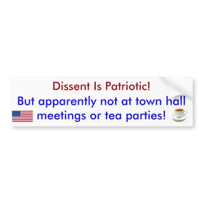Dissent is Patriotic Bumper Sticker by backitupwithfacts