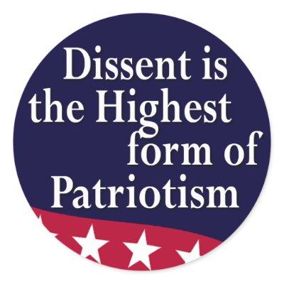 Dissent is the Highest Form ... Sticker Sheet by irregulargoods
