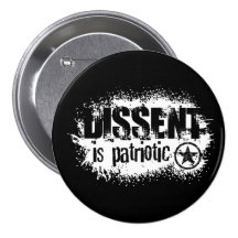 Dissent Pinback Buttons