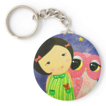 Distance Between Hearts Keychains