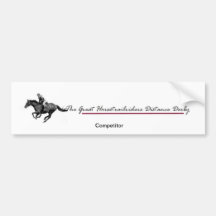 Distance Derby Bumper Stickers