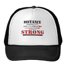 distance, strong hats