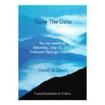 Distant Mountains/Save-the-Date Announcement