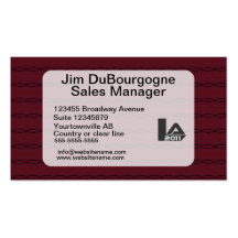Distinguished burgundy and dark blue business cards