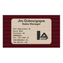 Distinguished burgundy and dark blue business card template