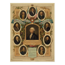Distinguished Masons of the American Revolution Post Cards