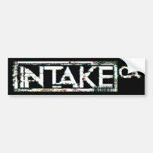Distorted Bumper Sticker