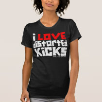 distortedkicks02-red&white t-shirts