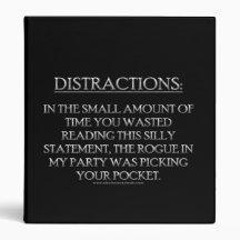 Distractions Binders