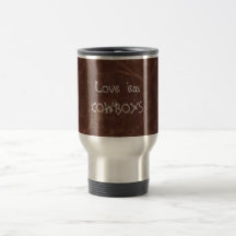 Distress Leather Look Print Stainless Steel Travel Coffee Mugs