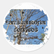 Distressed 2 Round Stickers