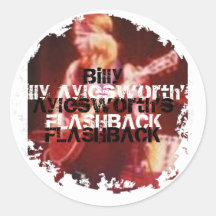 Distressed 2 Round Stickers