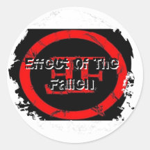 Distressed 2 Round Stickers
